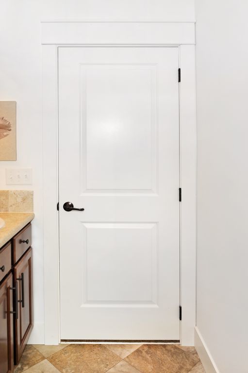 White 2-Panel Interior Door | Modular Homes by Manorwood Homes an Affiliate  of The Commodore Corporation