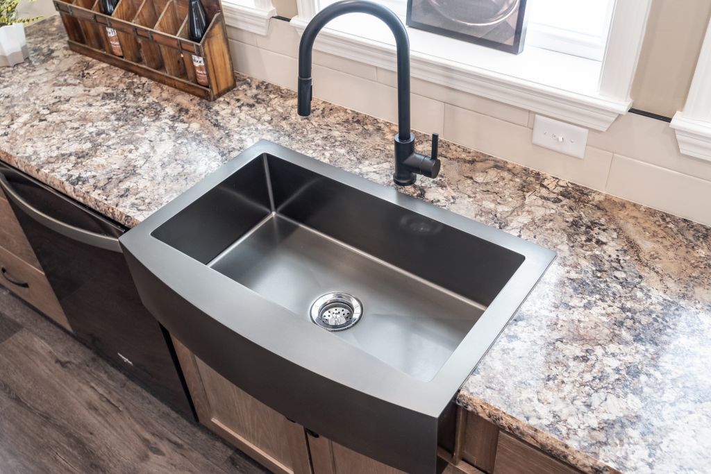 mobile home kitchen tableidea with sink
