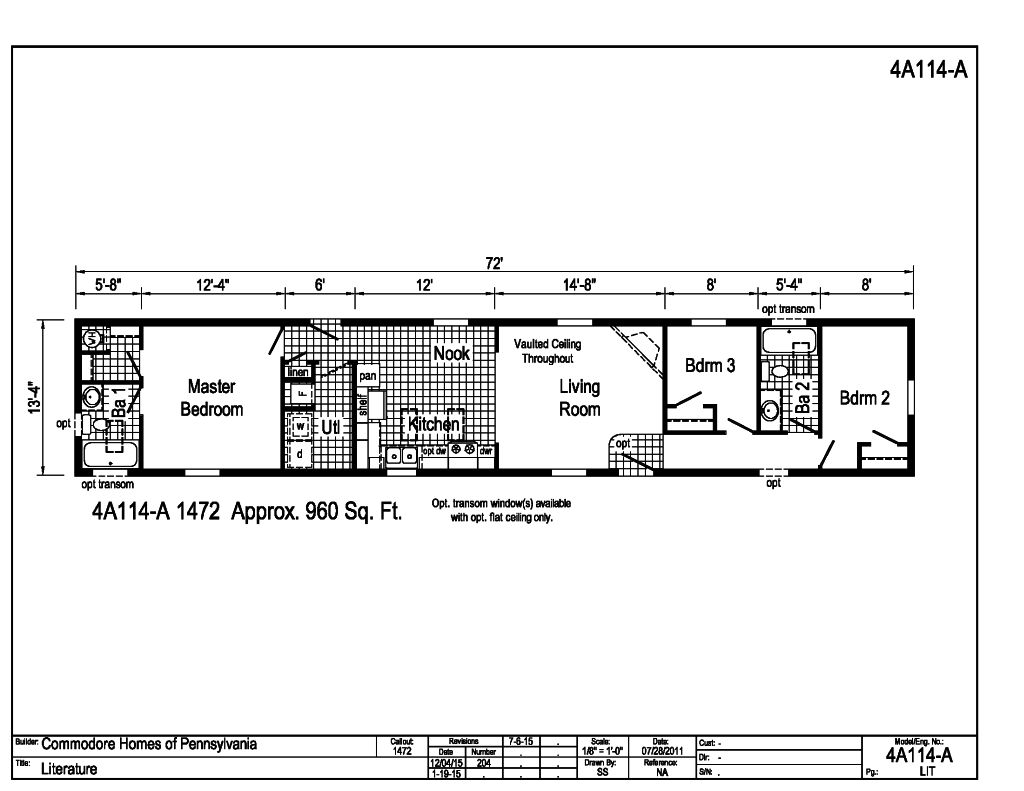 Astro Single Section 14 4A114A Find A Home Commodore Homes